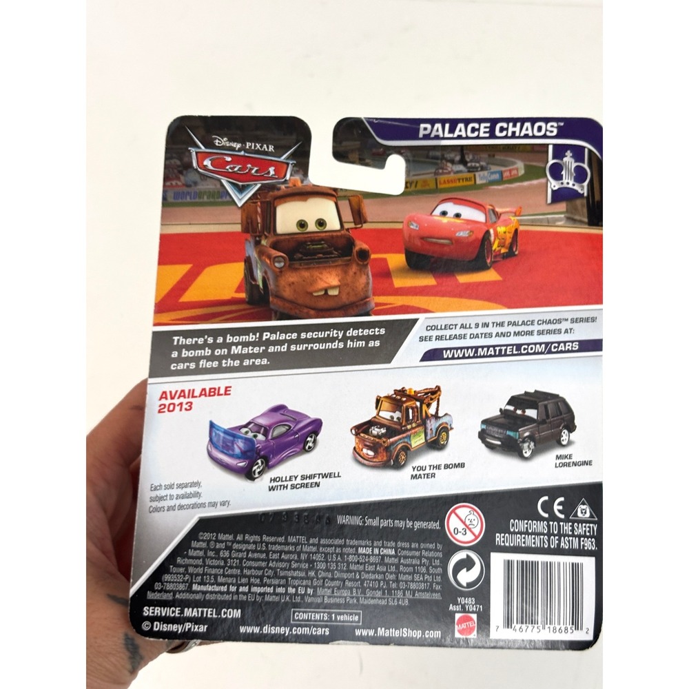 2013 Disney Pixar Cars Mike Lorengine #2/9 Palace Chaos Y0483 Sealed - Picture 5 of 11